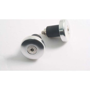 bts-ersatzteile.de :  Motorrad LENKERENDEN alu silber JMP 17MM handlebar ends aluminium 