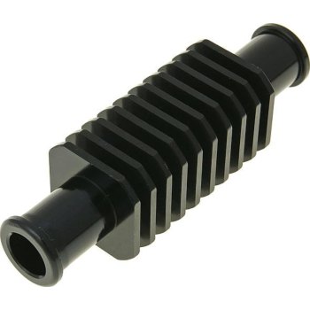 bts-ersatzteile.de :  Durchlaufkühler/Minikühler Aluminium schwarz (30x103mm) 17mm Schlauchanschluss K 